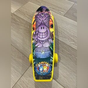 World Industries “Flameboy vs Wet Willy” 21” retro skateboard